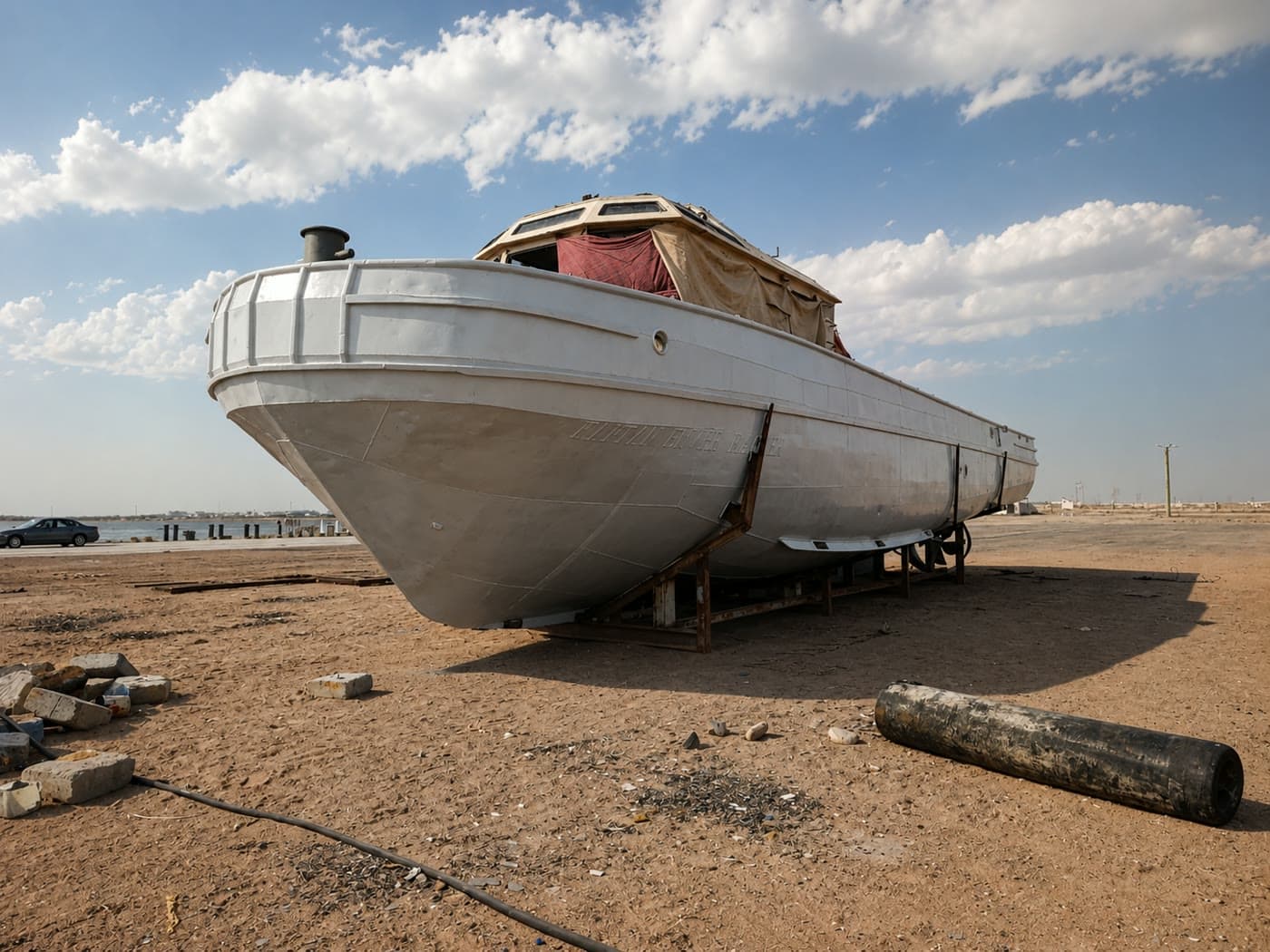 Kömekçi gämileri abatlamak — GAP floty — 2